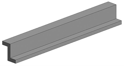 Evergreen 00751 Z-profil, 35 cm lang,højde 1,5 mm, tykkelse 0,35 mm, 4 stk, længde 350 mm