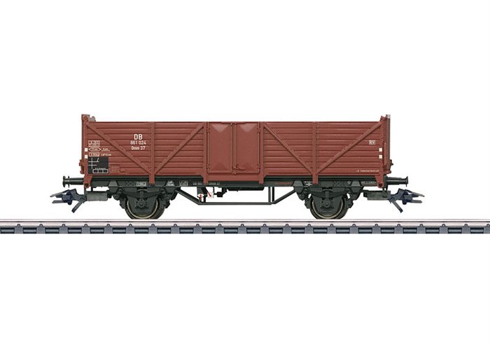 Märklin 46059 2 akslet højsiddet godsvogn Type Omm 37, læsset med metalskrot, DB