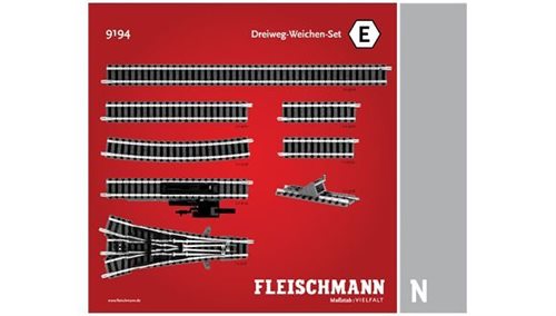 Fleischmann 9194 Skinneudvidelsessæt E Spor N