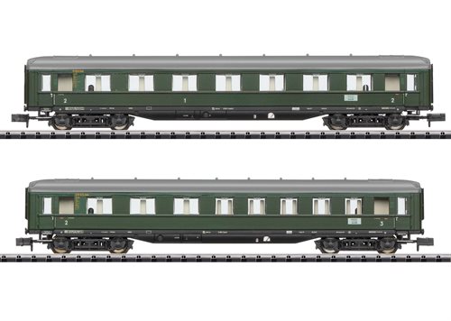 Minitrix 18287 Schnellzugwagen-Set 2 "D 96", ep III, KOMMENDE NYHED 2023