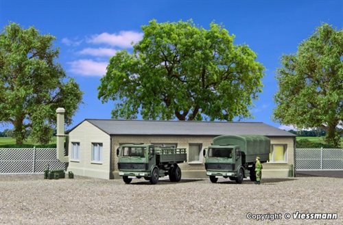 Kibri 18051 Bundeswehr LKW MB 1017/1017A Pritschenwagen, 2 Stück, H0