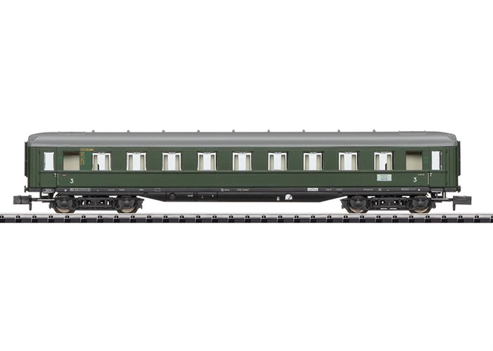 Minitrix 18486 Schnellzugwagen 3. Kl. "D 96", ep III, KOMMENDE NYHED 2023