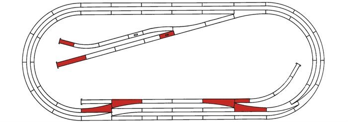 Roco 42013 - ROCO LINE track set E