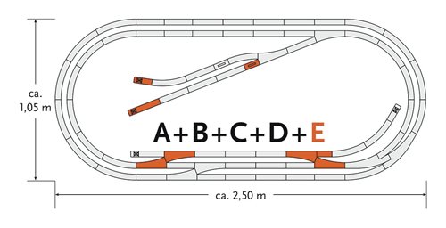 Roco 61104 Skinnesæt E