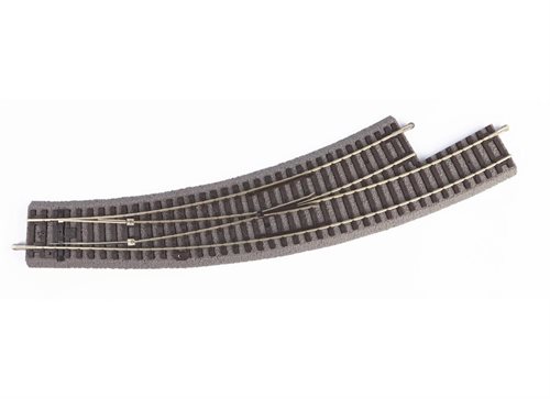 Piko 55427 A-skinne med ballast, buet sporskifte, venstre, R3-R4