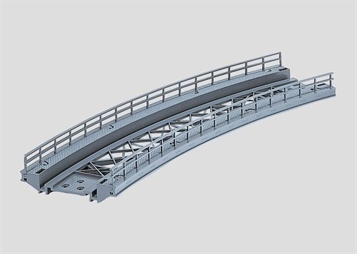 Märklin 7569 Buet brostykke R2, til K-skinner, H0 NYHED 2020