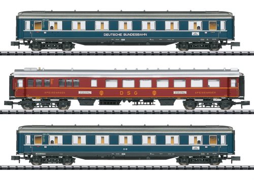 Minitrix 18259 Schnellzugwagen-Set "F 41 Senator" NYHED 2023