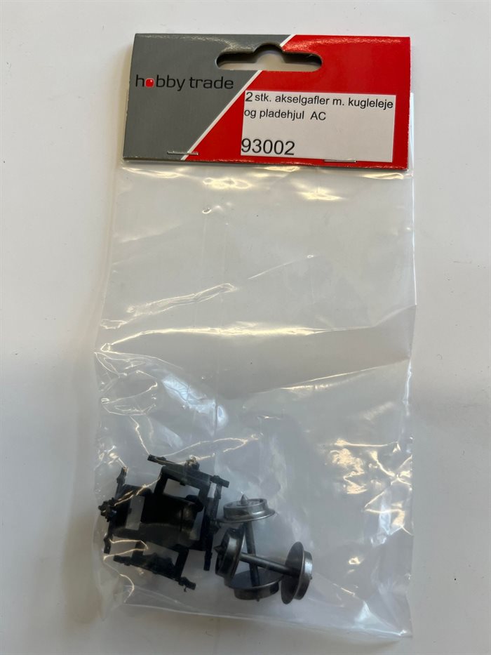 Hobbytrade 93002 QH/QR 2 STK KUGLELEJE INCKL. PLADEHJUL (AC)