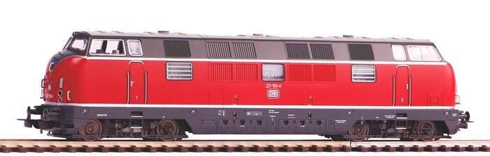 Piko 52616 Diesellok BR 221 DB IV, inkl. PIKO Sound-Decoder AC-LYD KOMMENDE NYHED 2022