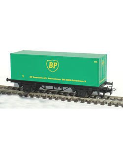 Märklin 4482.130 DSB containervogn, med BP container, H0