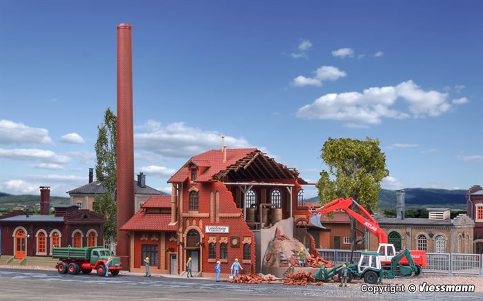 Vollmer 45621 H0 Brewery in demolition, retro-serie