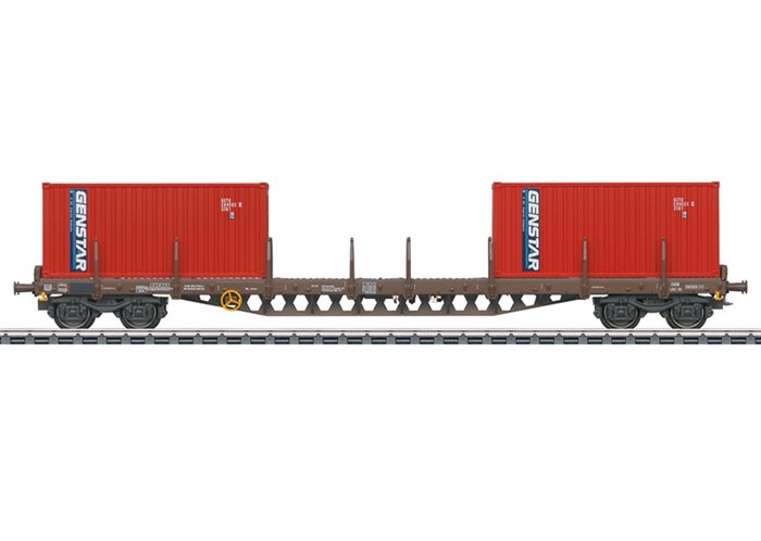 Märklin 47157 Containerwagen Rs, ep V, KOMMENDE NYHED 2023