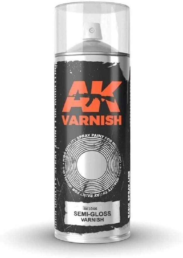 AK 1046 SEMI GLOSS VARNISH SPRAY 400 ml (USA)