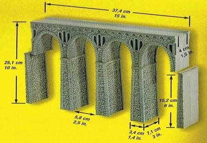 Noch 58660 Brostens viadukt 25,1 x 37,4 cm