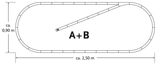 Roco 61101 Skinnesæt B