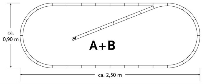 Roco 61101 Skinnesæt B