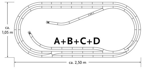 Roco 61103 Skinnesæt D