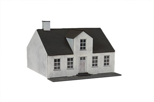 Hobbytrade 87222 Hvidt byhus med kvist, H0 NYHED 2020