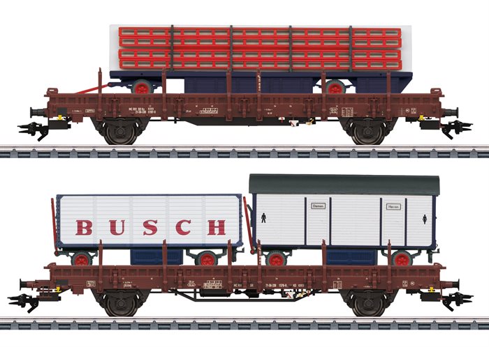 Märklin 45042 Güterwagen-Set Zirkus Busch, ep III, KOMMENDE NYHED 2023