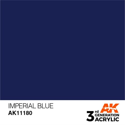 AK11180 Akryl maling, 17 ml, imperial blue - standard