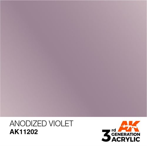 AK11202 Akryl maling, 17 ml, anodized violet - metallic