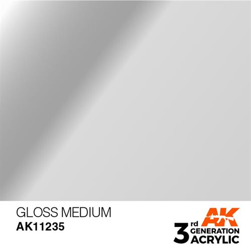 AK11235 Akryl maling, 17 ml, gloss medium - auxiliary