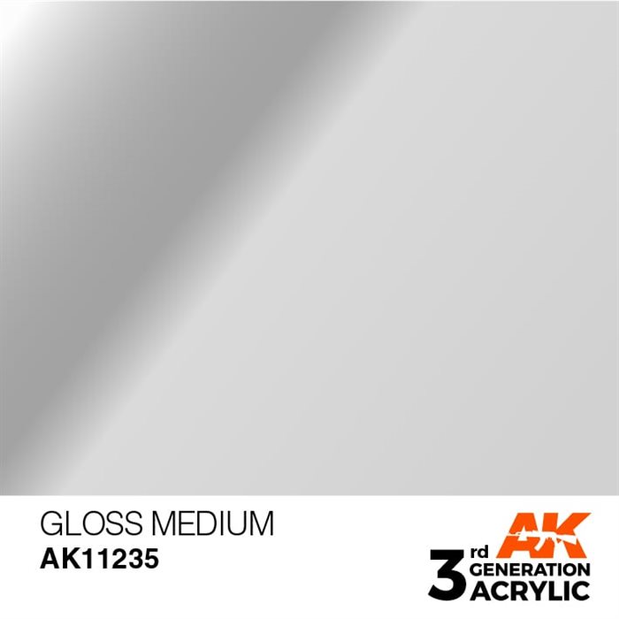 AK11235 Akryl maling, 17 ml, gloss medium - auxiliary