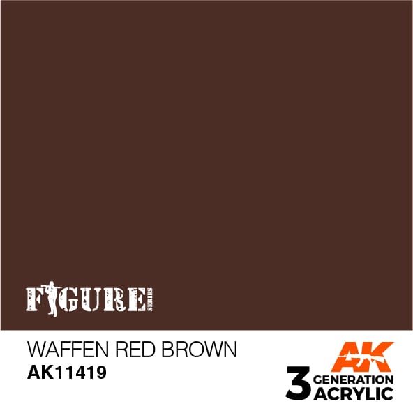 AK11419 WAFFEN RED BROWN– FIGURES, 17ml