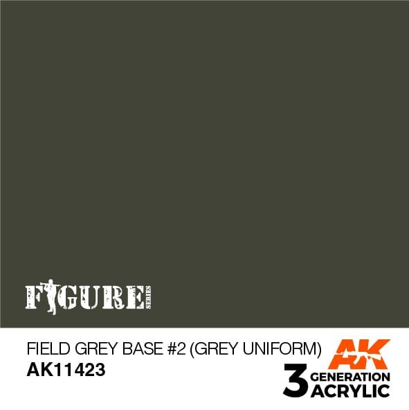 AK11423 FIELD GREY BASE #2 (GREY UNIFORM)– FIGURES, 17ml