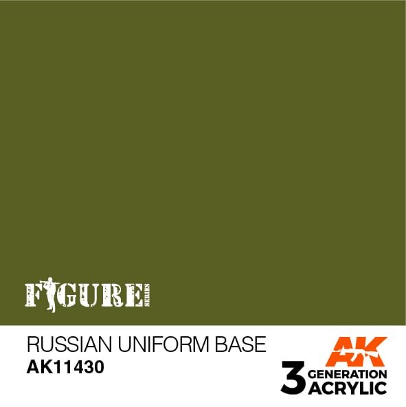 AK11430 RUSSIAN UNIFORM BASE – FIGURES, 17ml