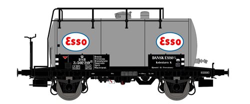 Dekas H0 F0003 DSB ZE 502 219 (ESSO) 1961-65 tankvogn, NYHED 2019