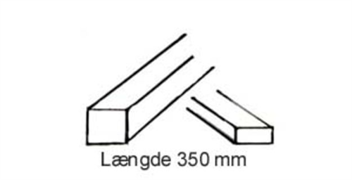 Evergreen 8102 strip 0,25 x 0,5 mm, længde 350 mm