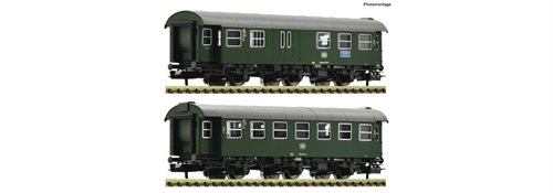 Fleischmann 809910 2-tlg. Set: Umbauwagen, DB, ep IV, SPOR N, KOMMENDE NYHED 2023