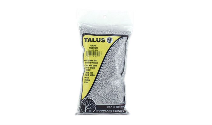 Woodland Sceics 1278 Fine Gray Talus, små sten, 340 gr