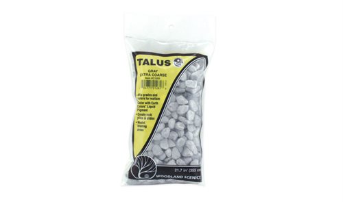 Woodland Scenics 1281 Extra Coarse Gray Talus, Ekstra store sten, 340 gr