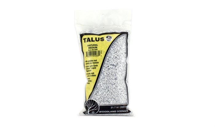 Woodland Scenics 1283 Medium Natural Talus, mellem sten, 340 gr