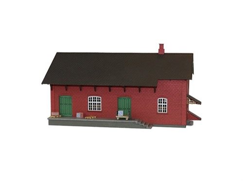 Hobbytrade 87245 Pakhus i røde sten, Laserskåret, H0, NYHED 2022