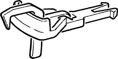 Roco 40244 Fleischmann Krogkobling, 2 stk, H0