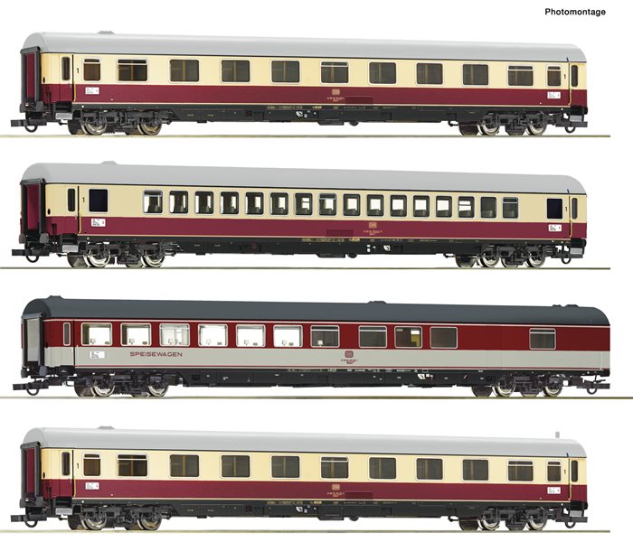 Roco 74012 4-tlg. Set: TEE 20 „Saphir“, DB, ep IV , H0 KOMMENDE NYHED 2023