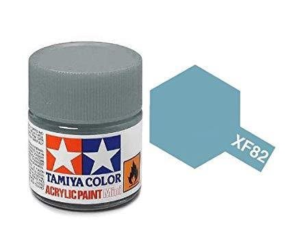 Tamiya 81782 Akryl maling, XF82, Ocean Grey RAF, 10 ml