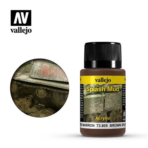 Vallejo 73805 Brown Splash Mud 40ml