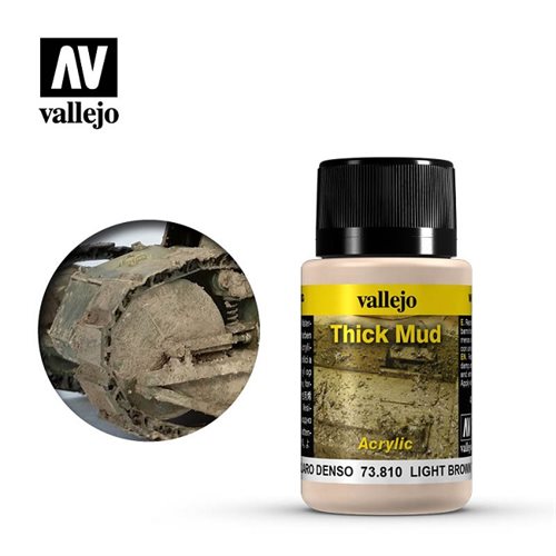 Vallejo 73810 Light Brown Thick Mud 40ml