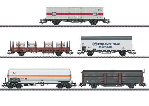 Märklin 47370  5-delt Godsvognsæt, passsende til BR 194 lokomotivet, DB, ep IV 