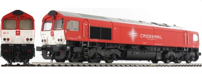 Heljan 66011 Class 66 Crossrail PB 13 DC analog, ep VI TILBUD