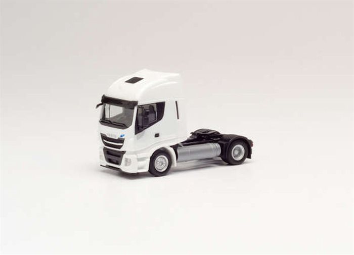 Herpa 309882 MERCEDES-BENZ ACTROS STREAMSPACE 2.3 ZUGMASCHINE 2-ACHS, WEISS, H0 NYHED 2022