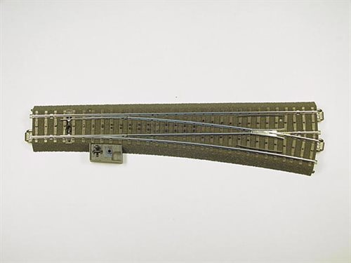 Märklin 24712 Slankt sporskifte højre 236,1 mm langt