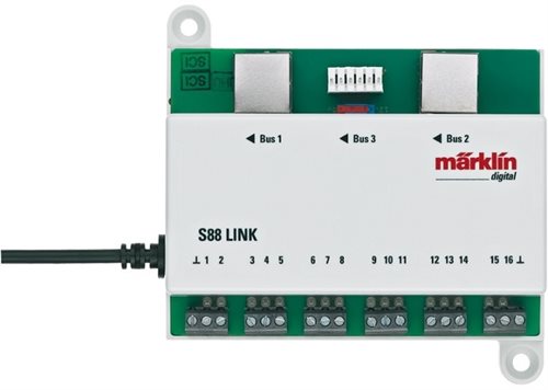 Märklin 60883 Tilbagemeldingsmodul L88 hovedmodul for for kontaktgivere på digitalt styrede anlæg