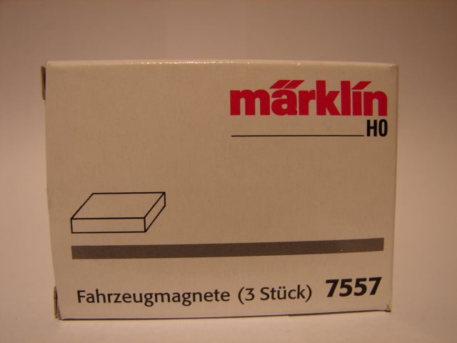 Märklin 7557 Fartøjsmagneter til reedkontakter m.v. mål: 13 x 7 x 2,5 mm.