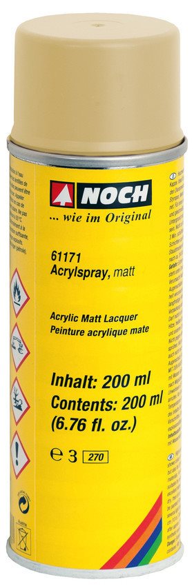 Noch 61171 Acryl spraymaling, mat elfenben, 200 ml, NYHED 2018